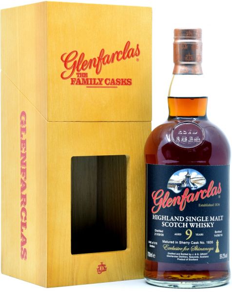 Glenfarclas 2009/2019 Sherry Cask #1835 exclusive for Shinanoya 59,2% vol.