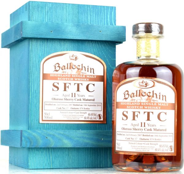 Ballechin 11 Jahre 2007/2018 Sherry Cask Straight from the Cask #17