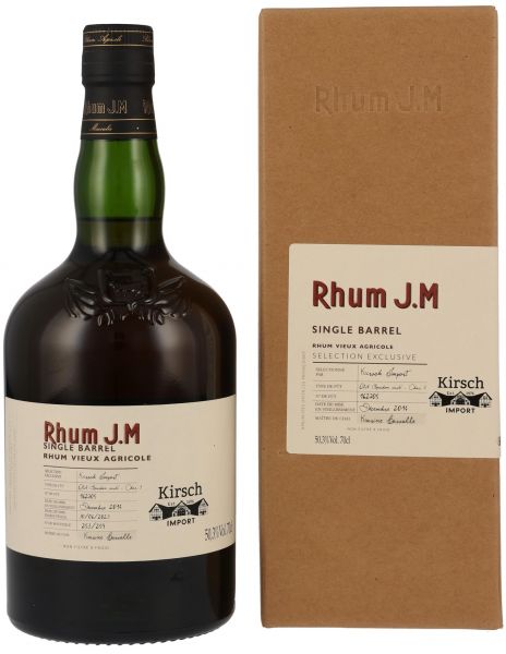 Rhum J.M. Vieux Agricole 2014/2023 Single Barrel for Kirsch #162705 50,3% vol.