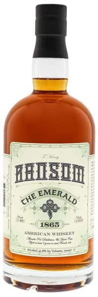 Ransom The Emerald 1865 Straight American Whiskey 43,8% vol.