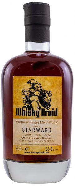 Starward 2017/2022 Red Wine Cask Whisky Druid 56,8% vol.