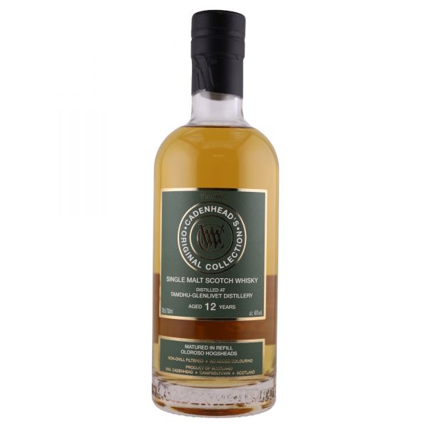Tamdhu 12 Jahre 2013/2026 Oloroso Sherry Cask Cadenhead's Original Collection 46% vol.