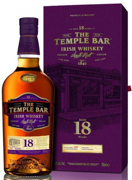 The Temple Bar 18 Jahre Irish Single Malt Whiskey