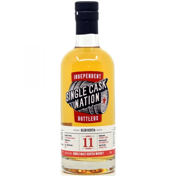 Glen Scotia 11 Jahre 2014/2026 1st Fill Bourbon Barrel Single Cask Nation 58,5% vol.