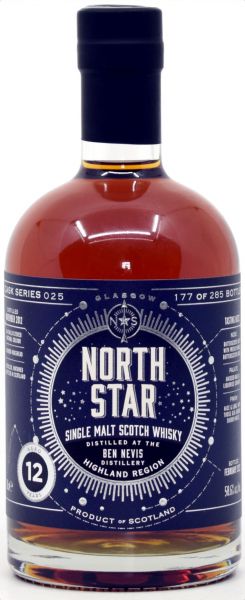 Ben Nevis 12 Jahre 2012/2025 Oloroso Sherry Cask North Star Spirits #025 58,6% vol.