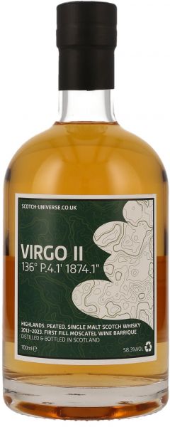Virgo II 2012/2023 1st Fill Moscatel Cask Scotch Universe 58,3% vol.