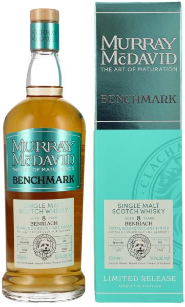Benriach 2014/2023 Koval Bourbon Cask Murray McDavid Benchmark 57,7% vol.