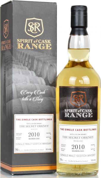 Secret Orkney (Peated) 2010/2018 Spirit & Cask Range 51,0% vol.