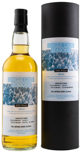 Caol Ila 9 Jahre 2011/2021 Sherry Single Cask Seasons Winter 2020 52,6% vol.