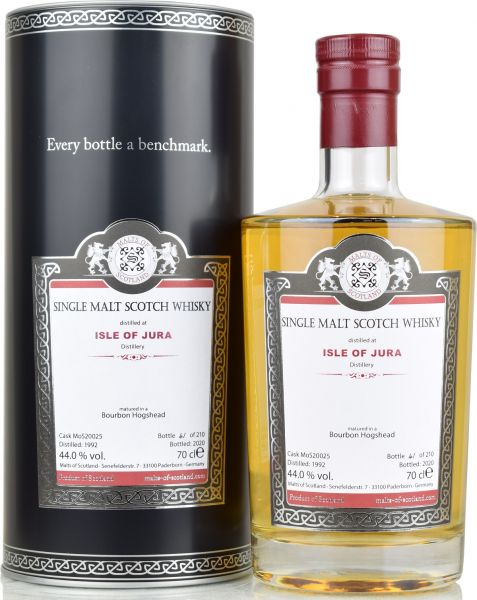 Isle of Jura 28 Jahre 1992/2020 Malts of Scotland 44% vol.