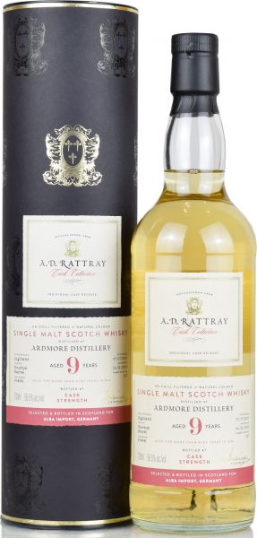 Ardmore 9 Jahre 2010/2020 A.D. Rattray 56,5% vol.