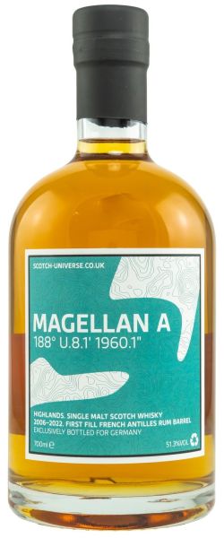 Magellan A 15 Jahre 2006/2022 1st Fill Rum Barrel Scotch Universe 51,3% vol.