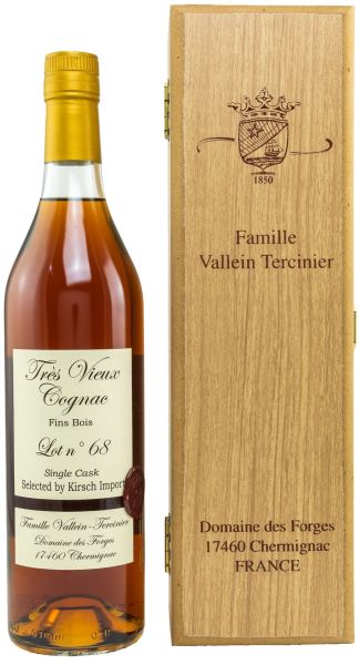 Vallein Tercinier Lot 68 Très Vieux Cognac Fins Bois for Kirsch 46,3% vol.