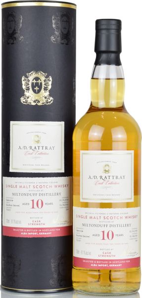 Miltonduff 10 Jahre 2008/2019 A.D. Rattray 61,1% vol.