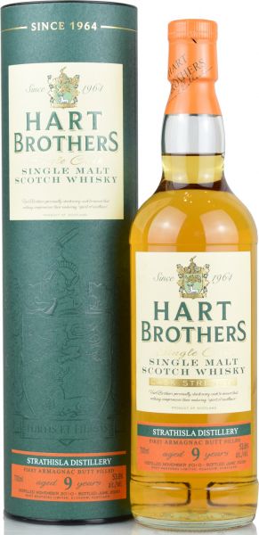 Strathisla 9 Jahre 2010/2020 1st Fill Armagnac Butt Hart Brothers 53,8% vol.