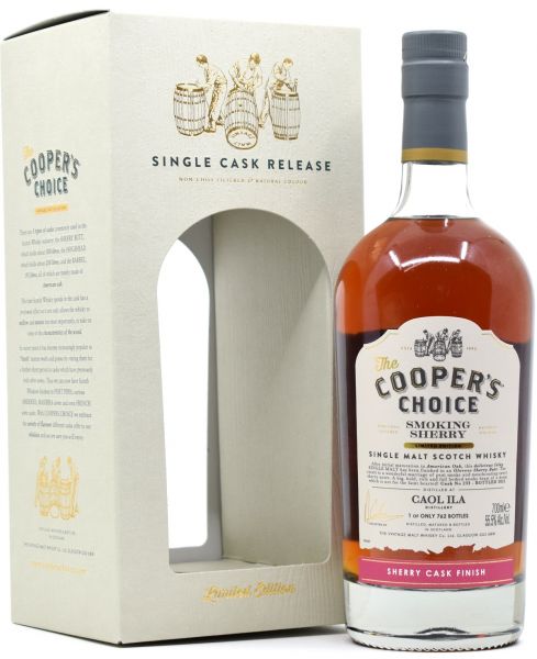 Caol Ila "Smoking Sherry" 2021 Sherry Cask Cooper's Choice 55,5% vol.