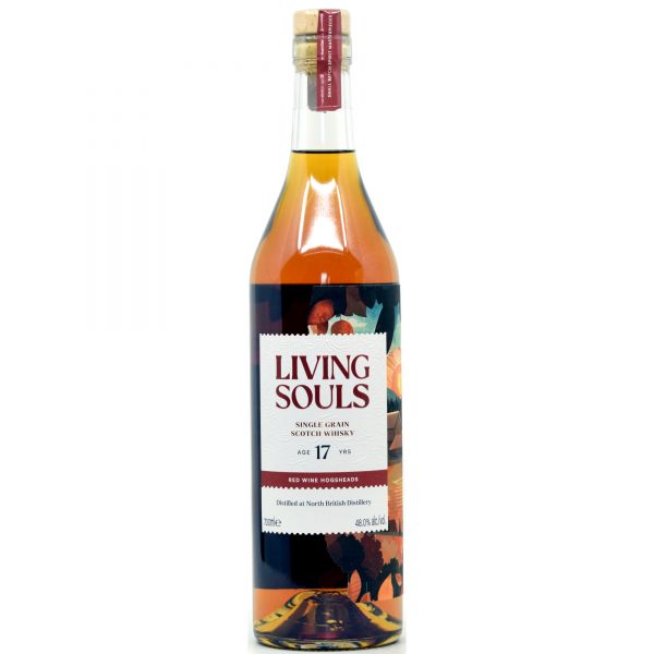North British 17 Jahre Red Wine Cask Living Souls 48% vol.