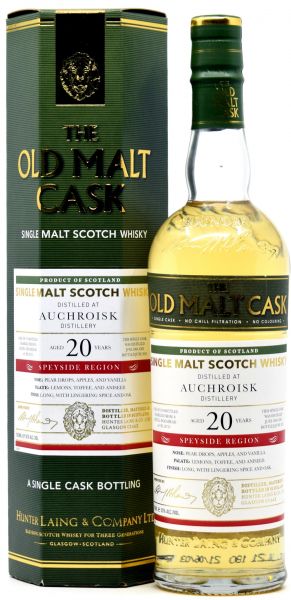 Auchroisk 20 Jahre 2000/2021 Hunter Laing Old Malt Cask 50% vol.