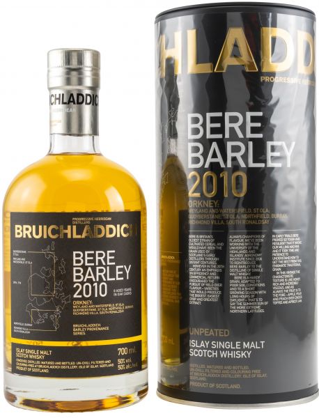 Bruichladdich Bere Barley 2010 50% vol.
