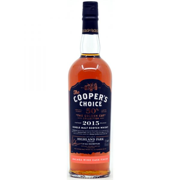 Highland Park 2015/2025 Malaga Cask Cooper&#039;s Choice Golden Cut 50% vol.