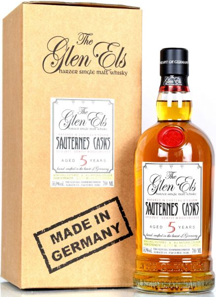 Glen Els 5 Jahre 2011/2017 Sauternes Casks Gently Woodsmoked 56% vol.