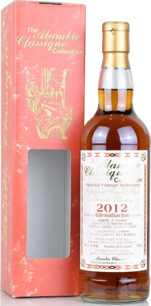 Glenallachie 7 Jahre 2012/2019 Sherry Cask Alambic Classique 65,4% vol.
