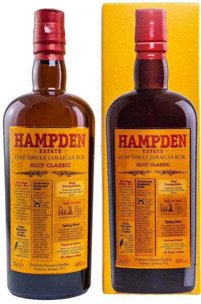 Hampden Estate HLCF Classic Pure Single Jamaican Rum 60% vol.