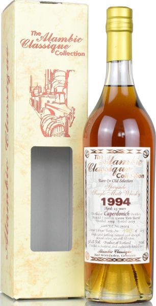 Caperdonich 25 Jahre 1994/2019 Caroni Rum Cask Alambic Classique 58,2 % vol.