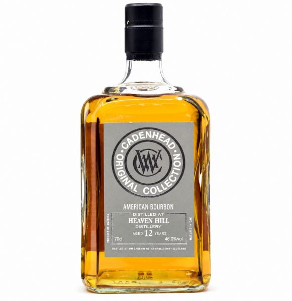 Heaven Hill 12 Jahre Cadenhead Original Collection 46% vol. (Label beschädigt)