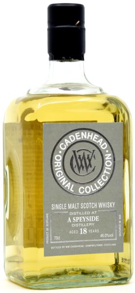 A Speyside Distillery 18 Jahre Cadenhead Original Collection 46% vol.