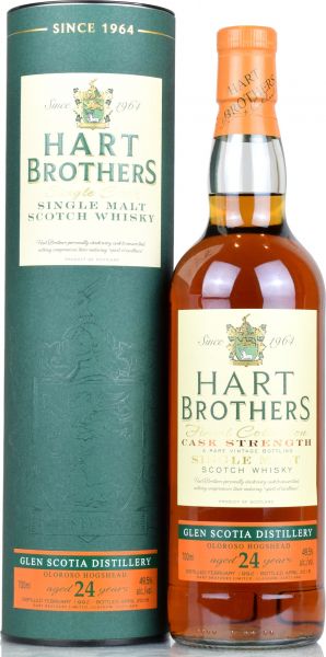 Glen Scotia 24 Jahre 1992/2016 Oloroso Sherry Cask Hart Brothers 49,5% vol.