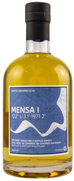 Mensa I 2012/2022 De-Charred/Re-Charred Scotch Universe 55,6% vol.