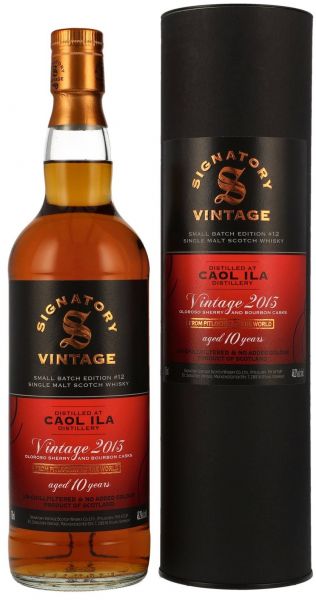 Caol Ila 2013/2023 Signatory Vintage Small Batch Edition #12 48,2% vol.