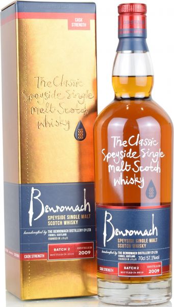 Benromach 10 Jahre 2009/2019 Cask Strength Batch #2 57,1% vol.