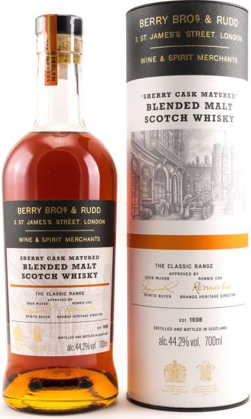 Sherry Cask Blended Malt Berry Bros. & Rudd 44,2% vol.