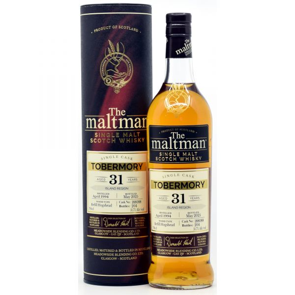 Tobermory 31 Jahre 1994/2025 The Maltman 51,7% vol.