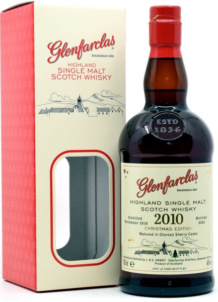 Glenfarclas 2010/2022 Oloroso Sherry Christmas Edition 46% vol.