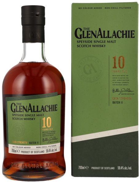 Glenallachie 10 Jahre Cask Strength Batch #11 59,4% vol. (neues Design)