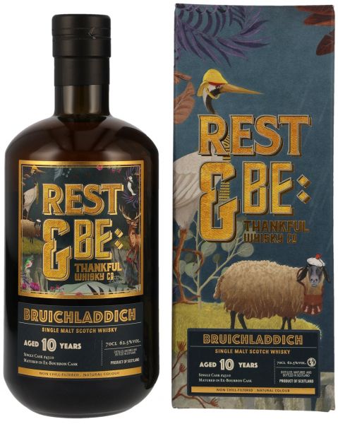 Bruichladdich 10 Jahre 2013/2023 Bourbon Cask #4310 Rest &amp; be Thankful 62,5% vol.