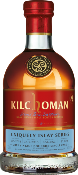 Kilchoman 2015/2021 Fresh Bourbon Cask Uniquely Islay An Samhdradh #685 58% vol.