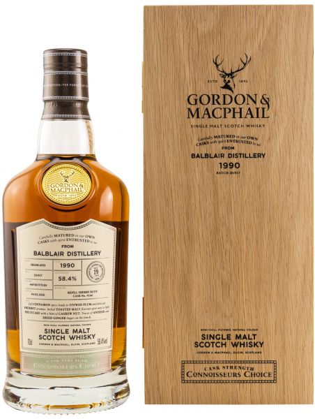 Balbair 30 Jahre 1990/2020 Sherry Cask Gordon &amp; MacPhail 58,4% vol.