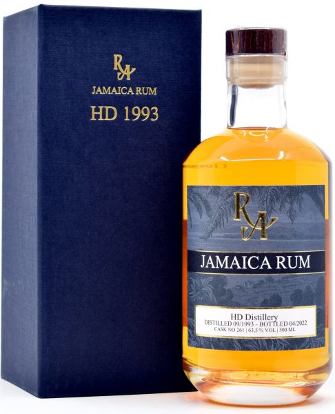 Jamaica (HD Distillery) 29 Jahre 1993/2022 Rum Artesanal Single Cask #261 63,5% vol.