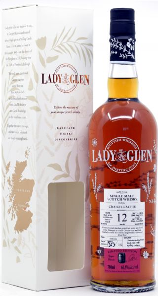 Craigellachie 12 Jahre 2013/2025 Oloroso Sherry Cask Lady of the Glen 60,5% vol.