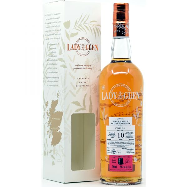 Caol Ila 10 Jahre 2015/2025 Ruby Port Cask Lady of the Glen 58,3% vol.
