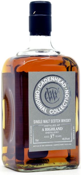 A Highland Distillery 37 Jahre Cadenhead Original Collection 46% vol.