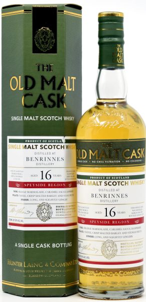 Benrinnes 16 Jahre 2006/2022 Hunter Laing Old Malt Cask 50% vol.