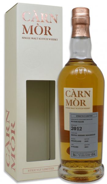 Ruadh Maor (Glenturret) 8 Jahre 2012/2021 Sherry Cask Carn Mor Strictly Limited 47,5% vol.