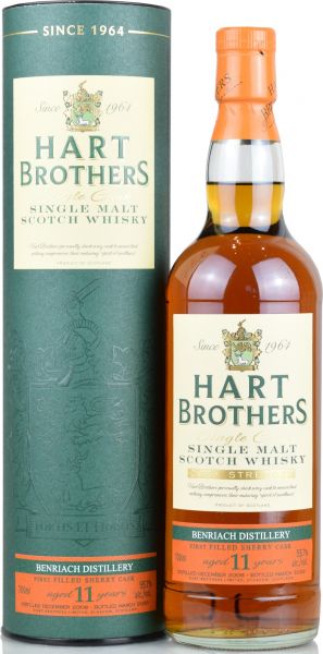 Benriach 11 Jahre 2008/2020 1st Fill Sherry Butt Hart Brothers 55,7% vol.