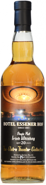 Irish Malt 20 Jahre Hotel Essener Hof Astra Theater Collection #14 Rum Cask 52,6% vol.