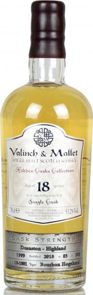 Deanston 18 Jahre 1999/2018 Valinch & Mallet 53,2% vol.